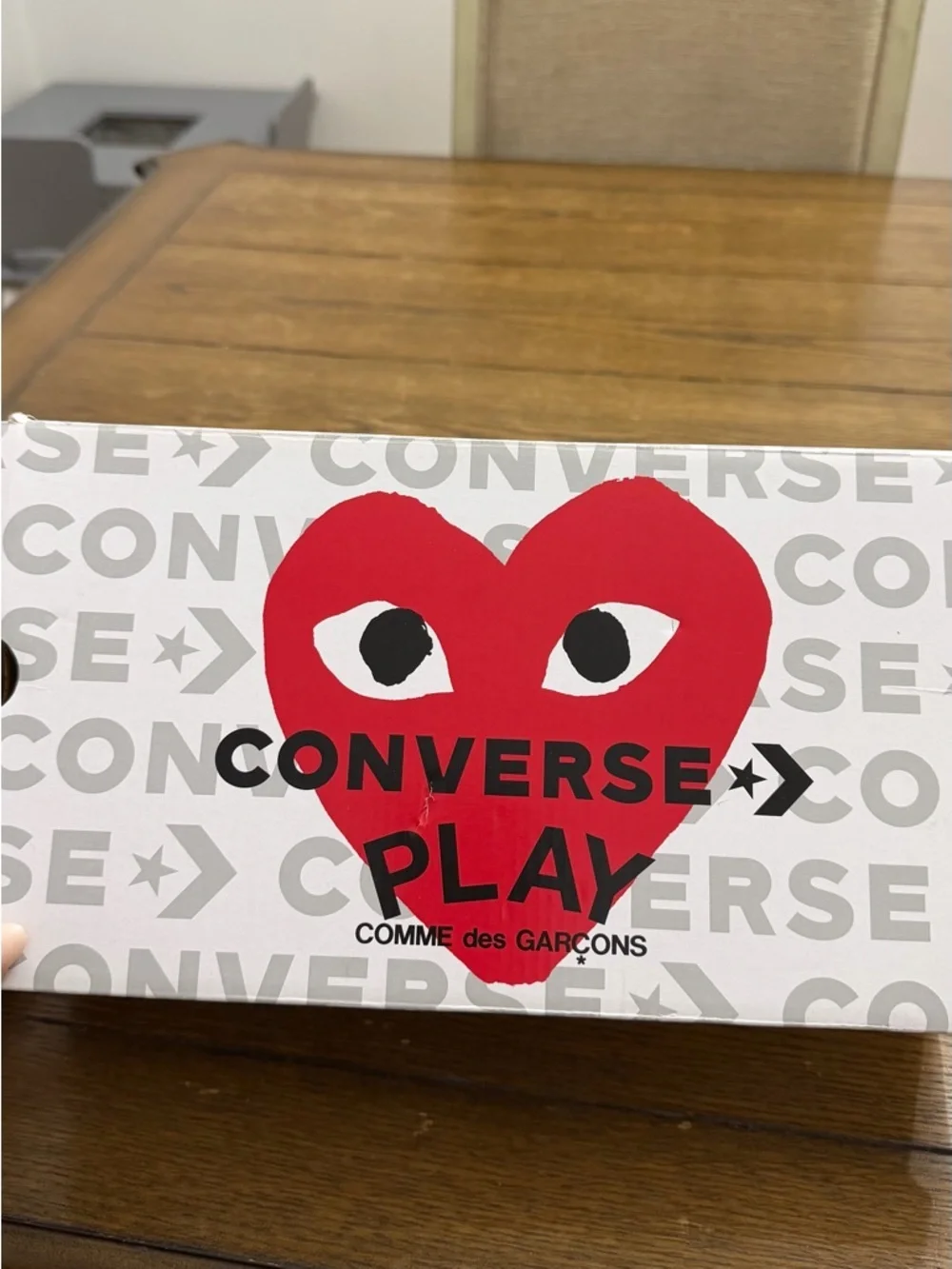 CdG PLAY x Converse Women's Chuck Taylor All Star Peek-A-Boo High-Top Sneakers